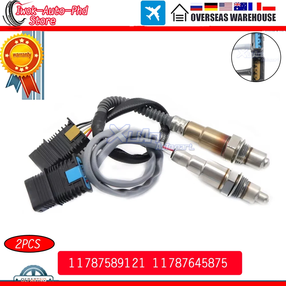 

11787589121 11787645875 Upstream Downstream Front Rear Air Fuel Ratio Lambda Oxygen Sensor for BMW X4 X6 2016