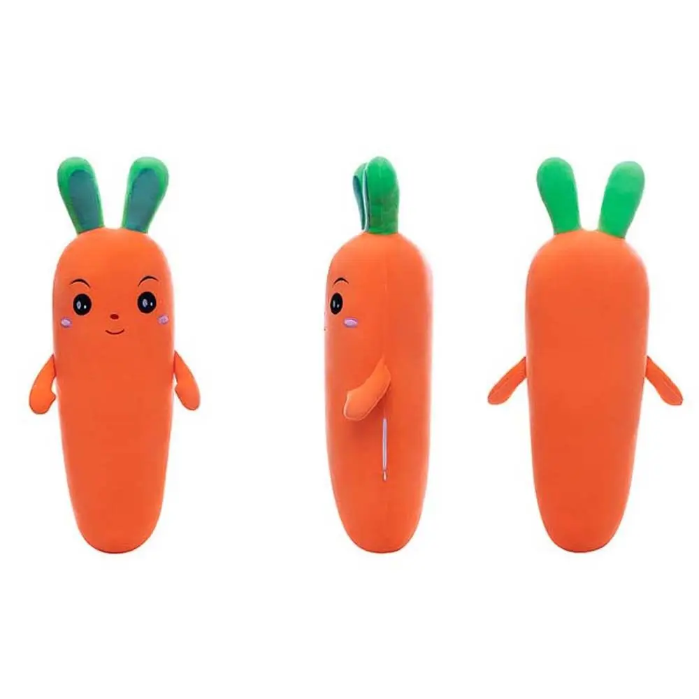 Cuscino divertente peluche decorazione della casa cuscino lungo carota bambola di pezza bambola carota carota farcita