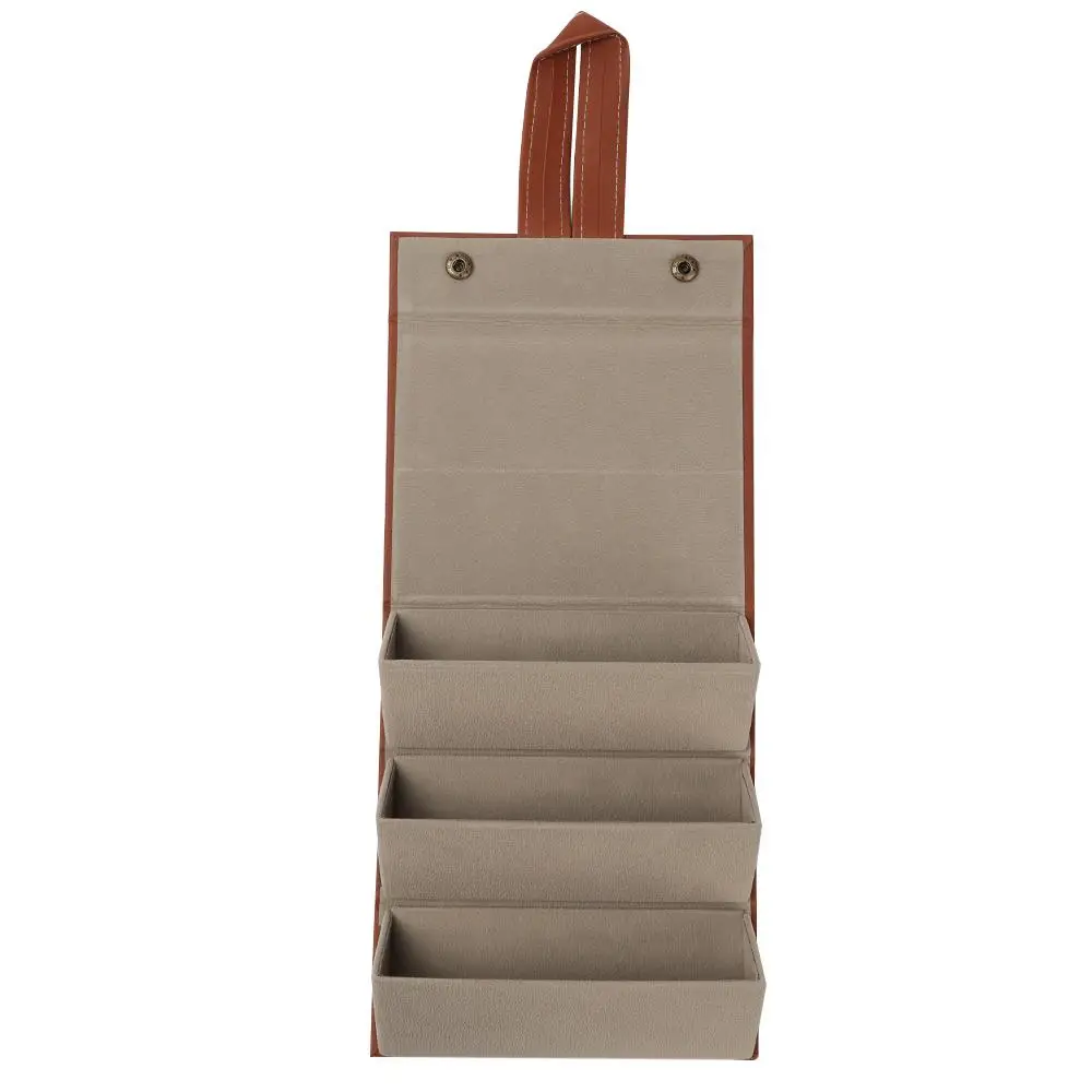 PU-Leder Display Tragbarer Brillenorganizer Brillenhalter Sonnenbrillen-Etui Aufbewahrungsbox – Detail 4