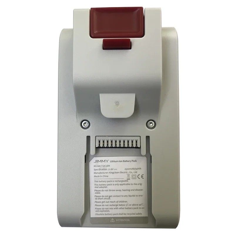 Batteria originale scatola di immagazzinaggio T-DC38H parti per XIAOMI JIMMY JV51 JV53 palmare senza fili forte aspirazione aspirapolvere di ricambio