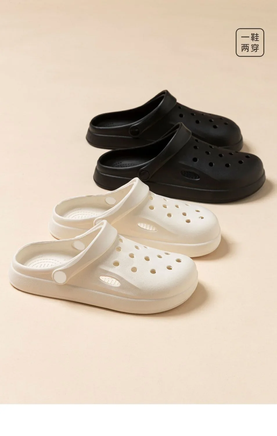 2026 Modische Damen-Pantoffeln Neue Sommer-Pantoffeln Outdoor-Strand-Pantoffeln Klassische Weiche Herren-Garten-Pantoffeln Herren-Hausschuhe Clogs – Detail 2