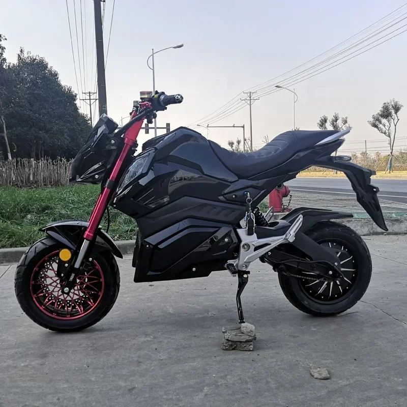 Strovan MotorcycleThe Latest New Energy Lithium Battery CE Cheap 12 Inch Tire Electric Motorcycles With 60km Fast Speed Disc Bra