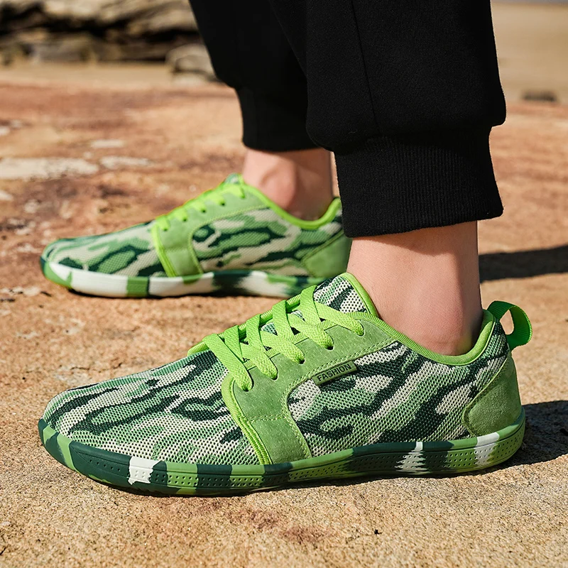 

Wide Toe Barefoot Shoes for Men Women Outdoor Trail Running Minimalist Walking Shoes Unisex Lightweight Zapatillas Hombre
