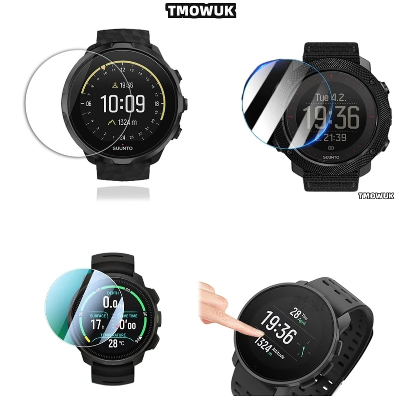 

For Suunto 5 7 9 Peak Pro Race S 45mm 49mm OCEAN Traverse Alpha Anti-Fingerprint Tempered Glass Protector UV Coating