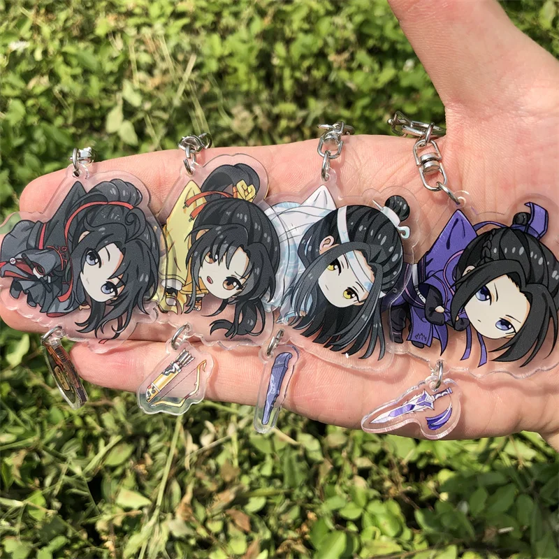 Anime Acessórios Chaveiro, Pingente Prop, Emblema, Mo Dao Zu Shi Lan Wangji, Wei Wuxian