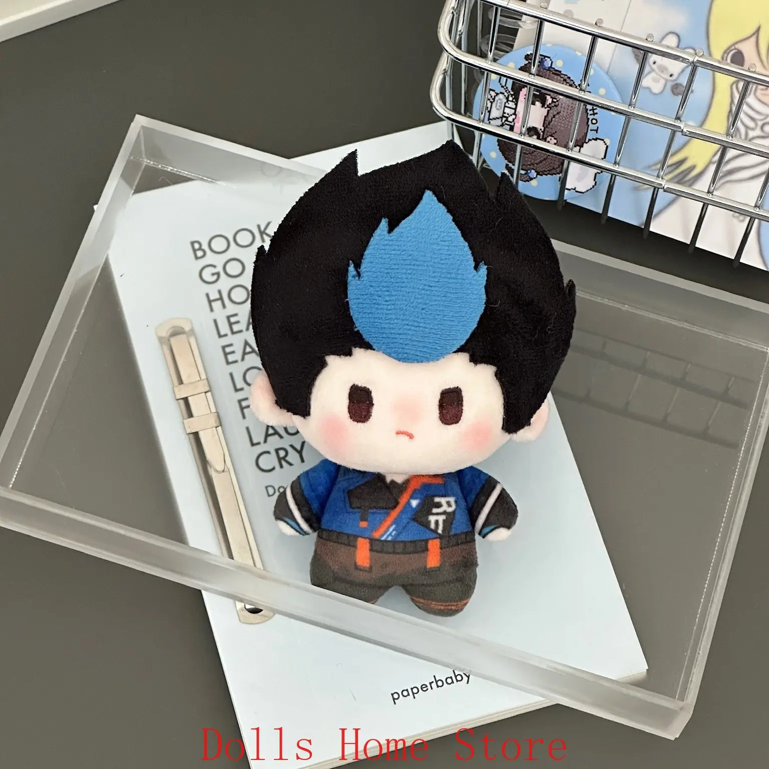 10cm Anime Mini Doujin VALORANT Iso Killjoy Neon Series Cosplay Printed Doll Nunu Body Plush Figures Pendant Original Xmas Gift