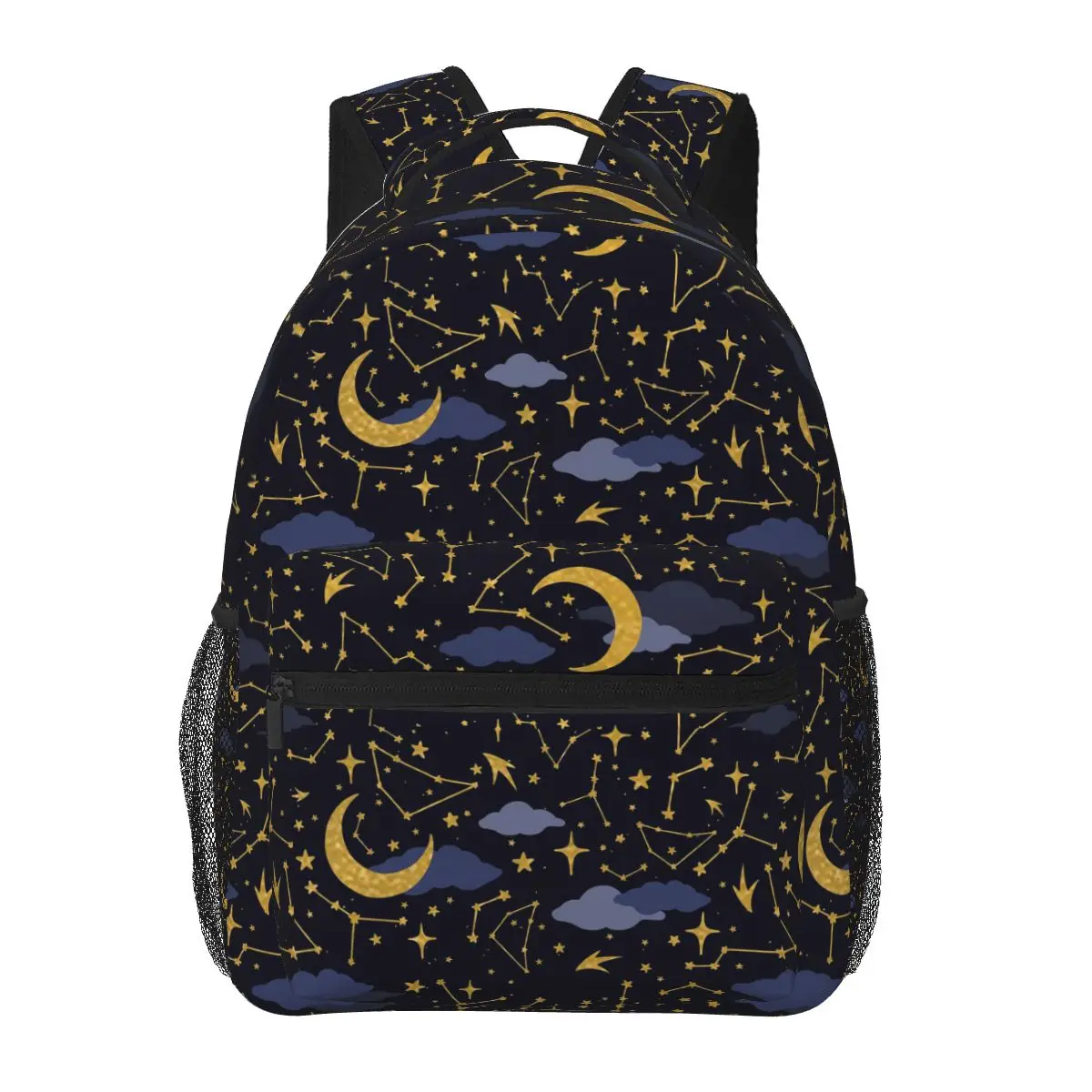 Night Sky Celestial Stars Zodiac Constellations Backpacks Boys Girls Bookbag Children School Bags Laptop Rucksack Shoulder Bag