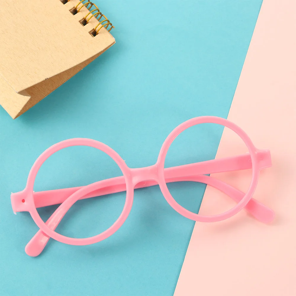 

Lovely Fashion Candy Color Without Glasses Lens Children Boy Glasses Frame PP Light Spectacle Frames Round Glasses Frame