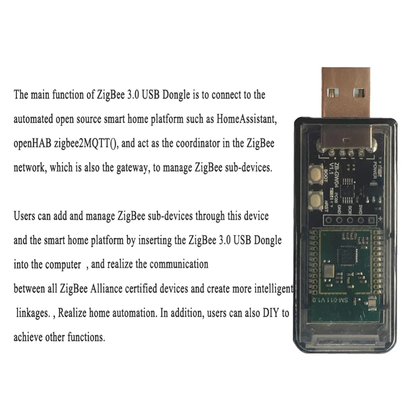 AS95-1 قطعة زيجبي 3.0 مختبرات صغيرة EFR32MG21 مفتوحة المصدر محور بوابة USB دونغل وحدة رقاقات السيليكون ZHA NCP مساعد المنزل