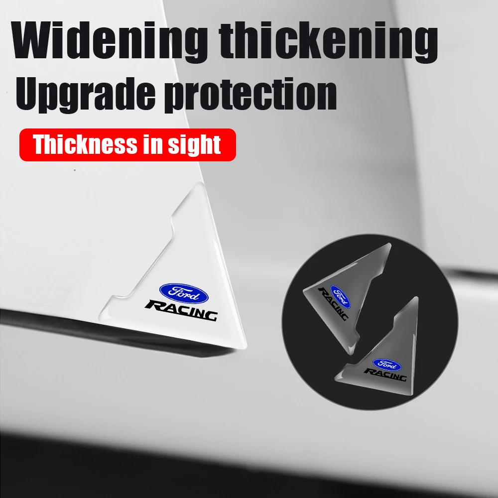 

2/4pcs Silicone Car Door Corner Anti-collision Protector Guard Covers Stickers For Ford Focus 2 3 Mondeo mk3 f150 Mustang Fiesta