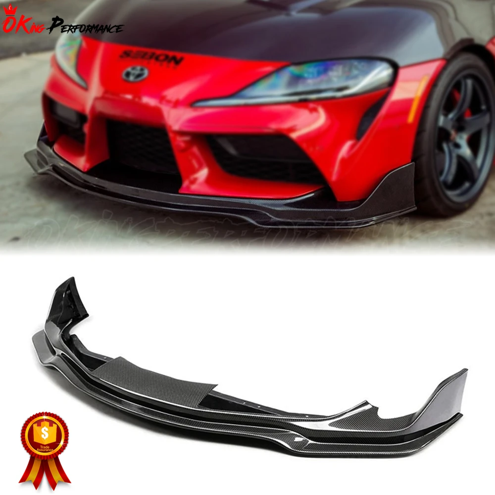 

MB Style Carbon Fiber Front Bumper Lip For Toyota GR Supra A90 A91 Front Lip MKV MK5