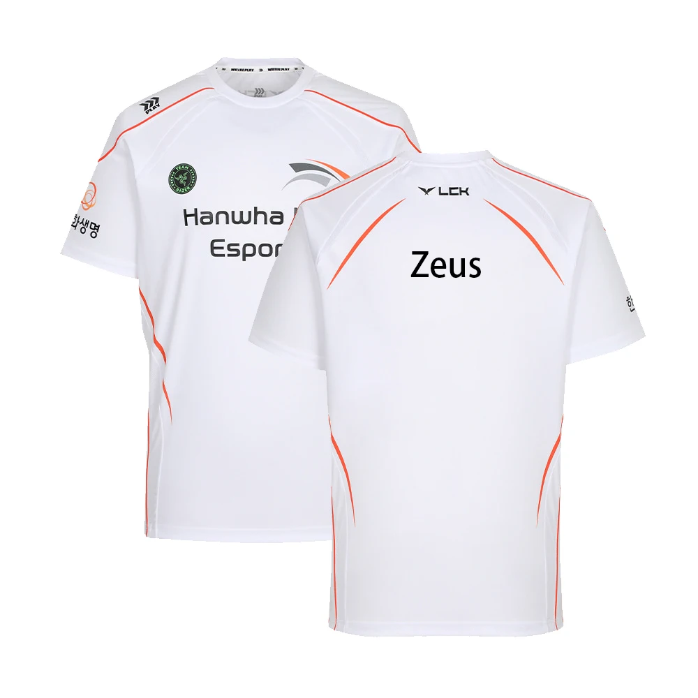 Hanwha Life Esports 2025 Jersey League of Legends T-Shirt Men Hot Sale New Summer Women Tee Short Sleeve Tops Shirts Children