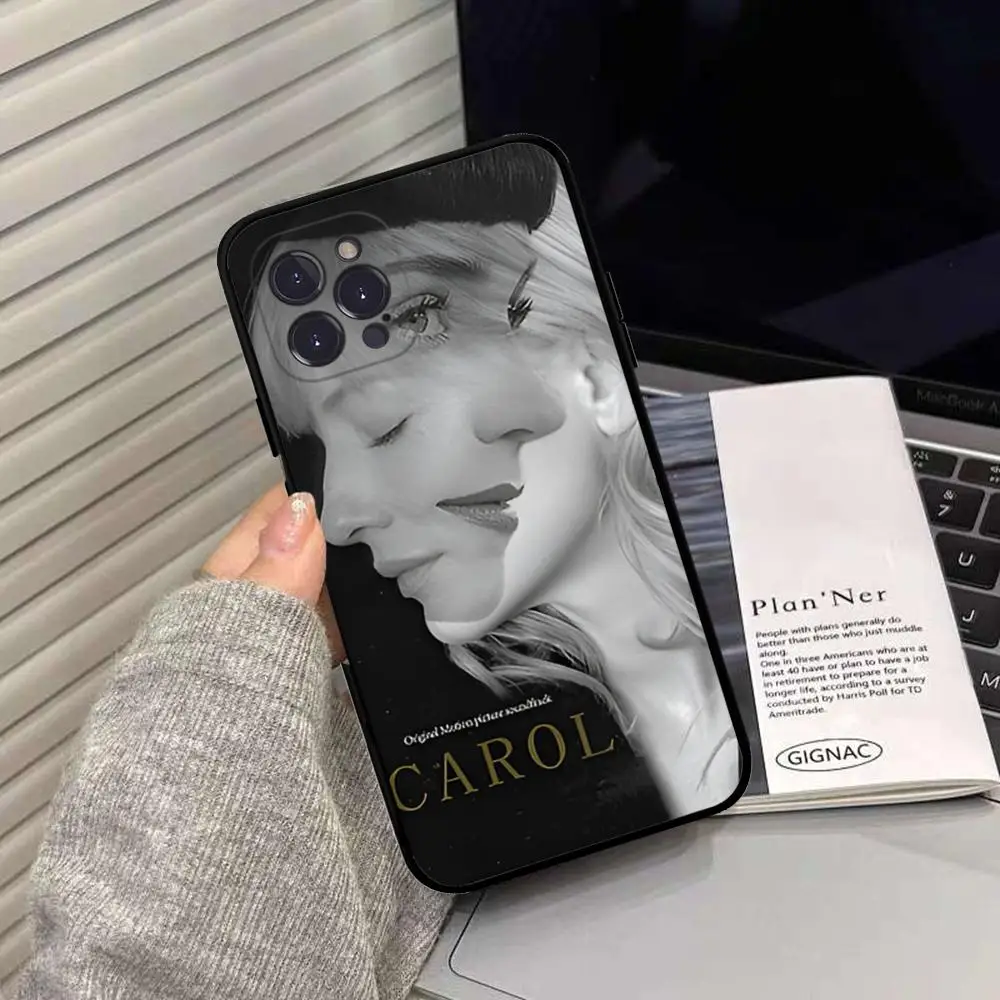 C-Carol movie Phone Case Silicone Soft for iphone 15 14 13 12 11 Pro Mini XS MAX 8 7 6 Plus X XS XR Cover