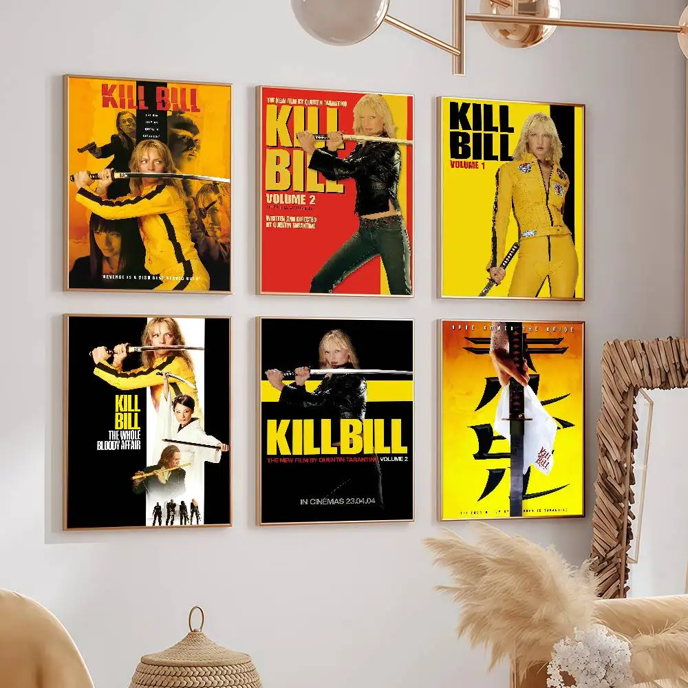 Film-Kill-Bill-Poster, Schlafsaal-Dekorationen, Wandbilder für Schlafzimmer und Wohnzimmer, Souvenirs
