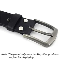 1Piece 40mm Metal Belt Buckle Men Laser Heel Bar Pin Buckle Leather Craft Waistband Head Belt Strap Webbing Parts Accessories 3