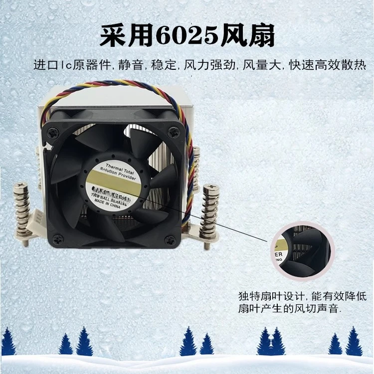 

Для Leopard 2U, поддержка радиатора процессора с интерфейсом 115X/2011/AM4, боковой вентилятор контроля температуры обдува