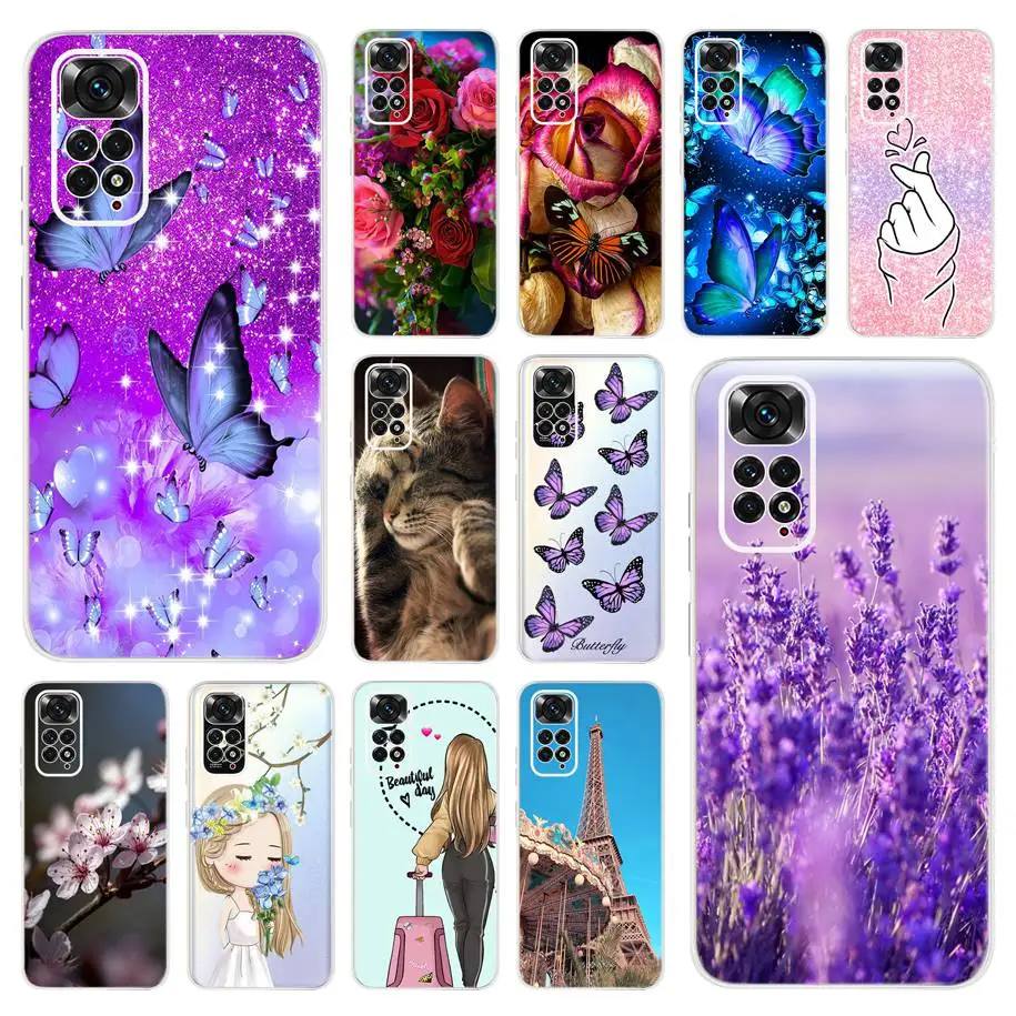 For Xiaomi Redmi Note 11 Case 2022 Popular Pattern Soft Back Cover For Xiaomi Redmi Note 11 Global Version Funda Note11 11S Capa