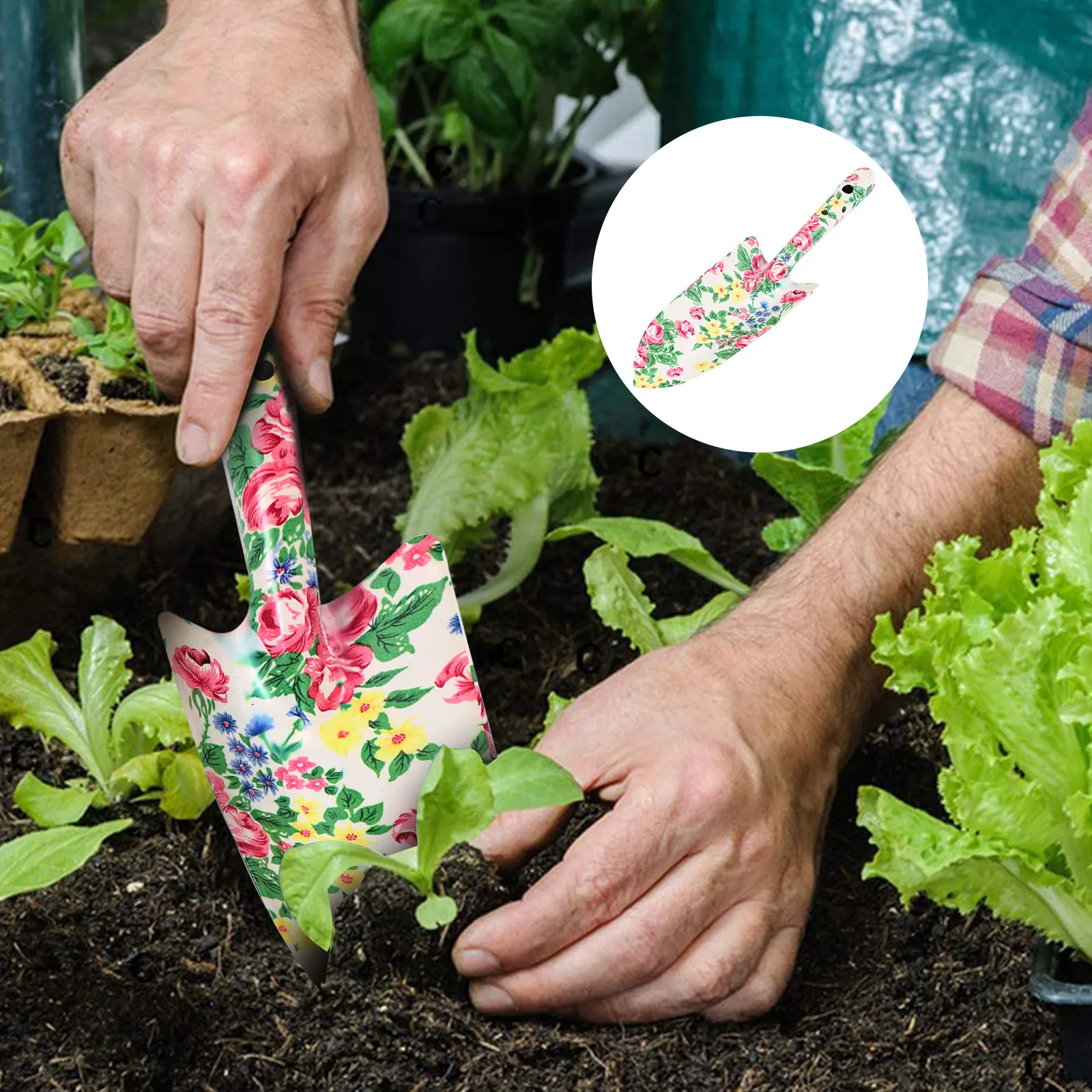 Garden Spade Digger Shovel Digging Heavy Duty Gardening Shovels Hand Tool Planting Tools for