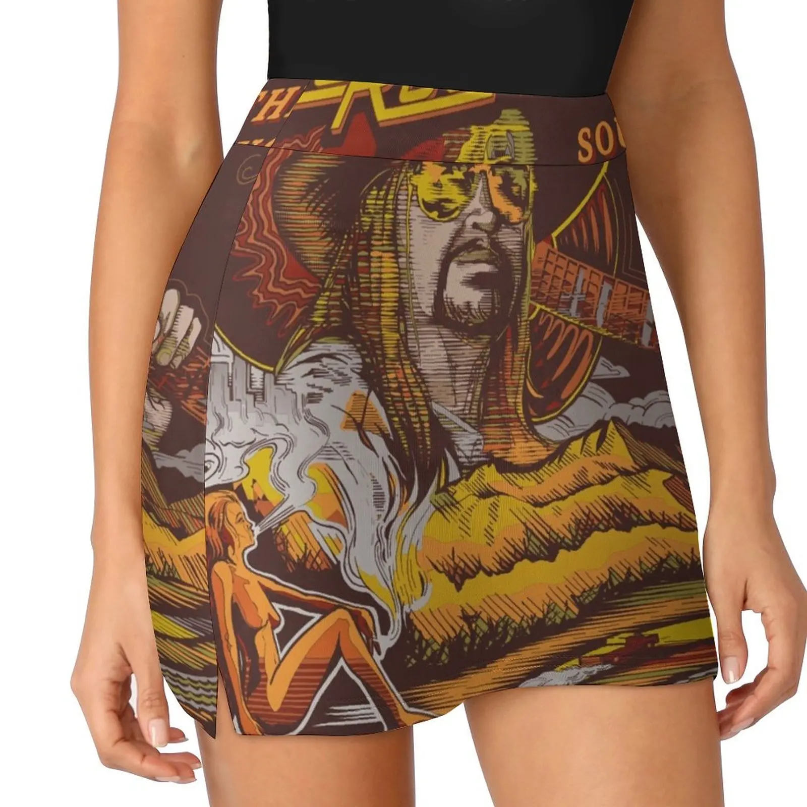 KID ROCK TOUR 2017 Mini Skirt womens skirts Woman skirt Korean skirts