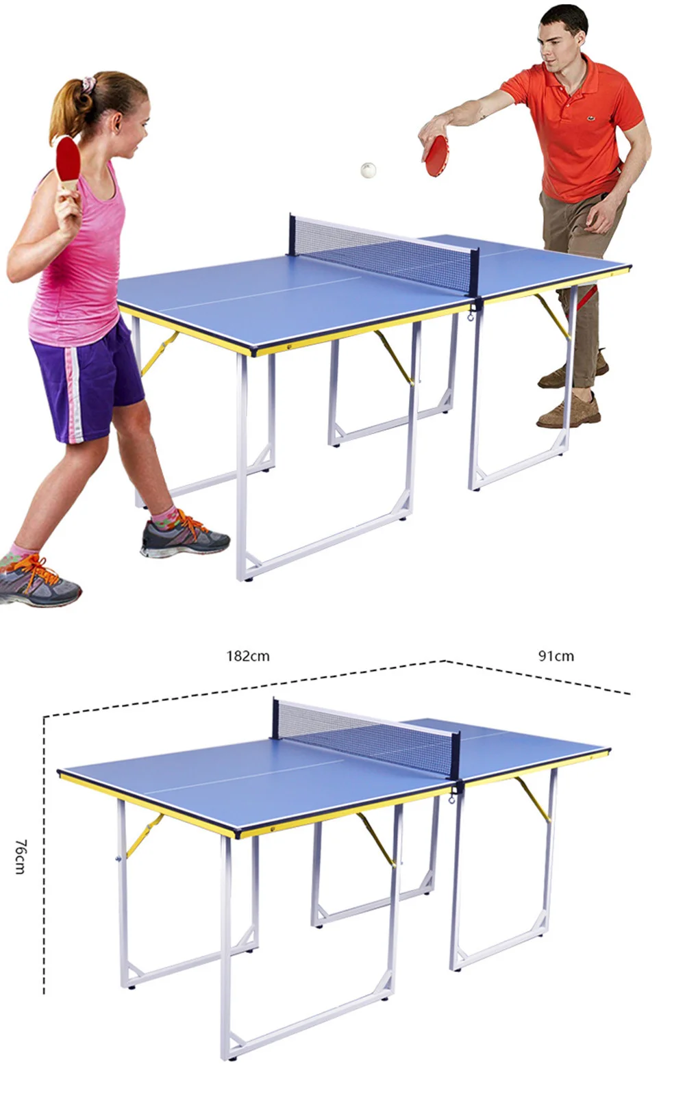 

Portable household foldable removable indoor children's table tennis table, table tennis table, light and easy storage