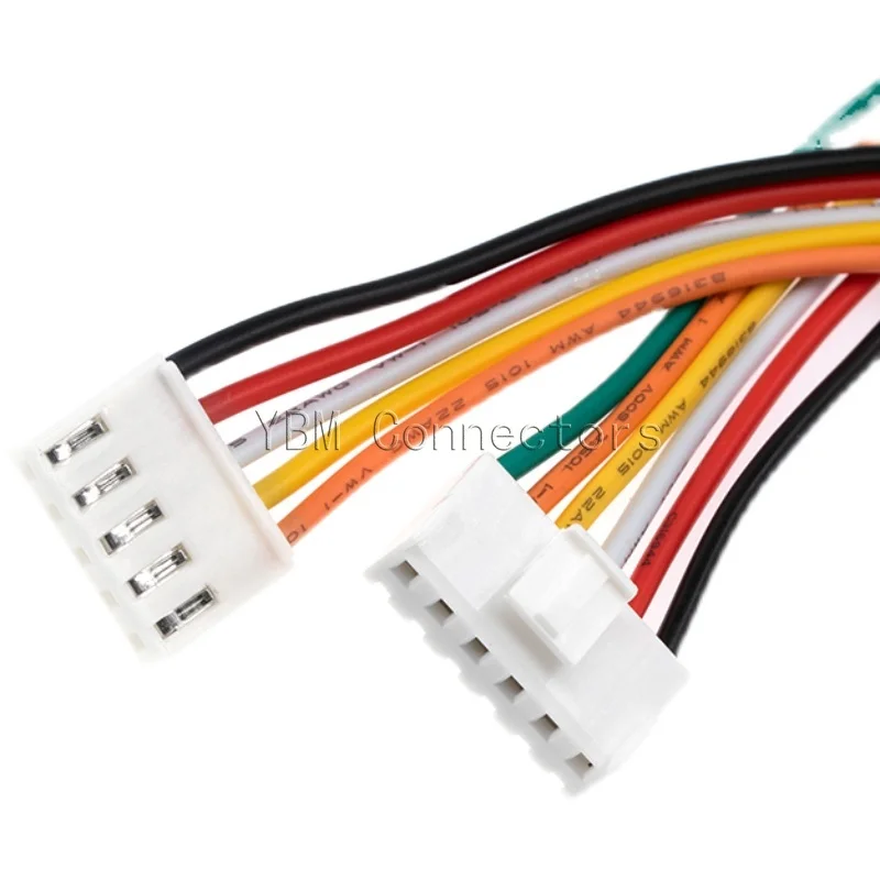 

5PCS JST VH3.96 VH 3.96mm Female Housing Plug Connector Wire Cable 2 3 4 5 6 7 8 9 10Pin 22AWG Wire 20cm Length