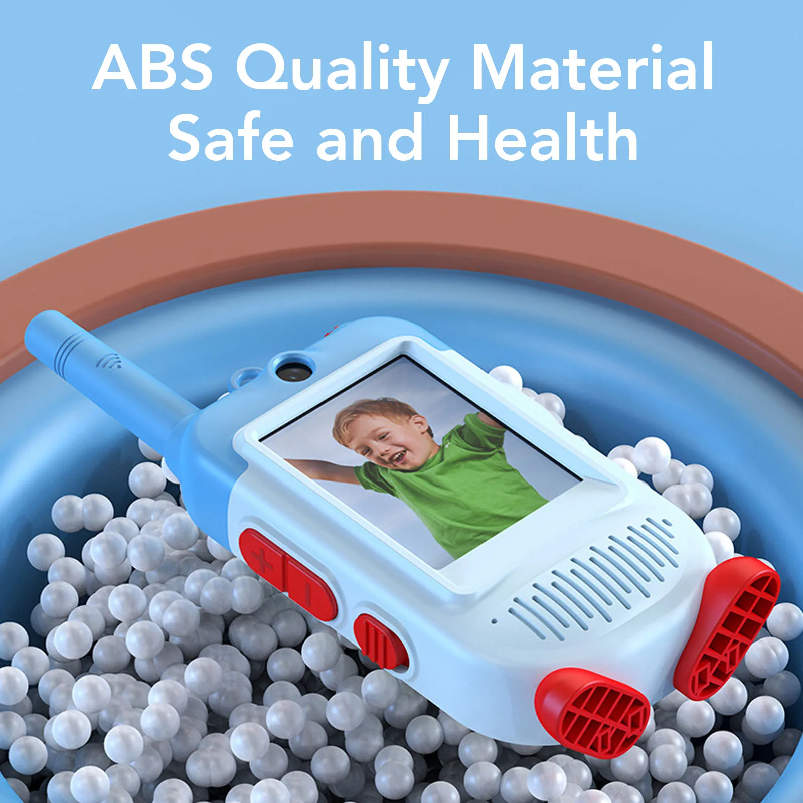 HD Handheld Video Intercom 2PCS Kids Video Intercom Wireless for Children Outdoor Play Pink Blue Kids Handheld Video Intercom