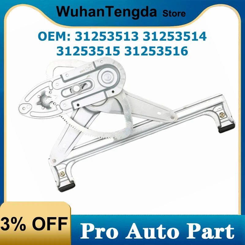 

for Volvo S60 V70 XC70 Window Winder Electric Window Lifter Regulator 31253513 31253514 31253515 31253516