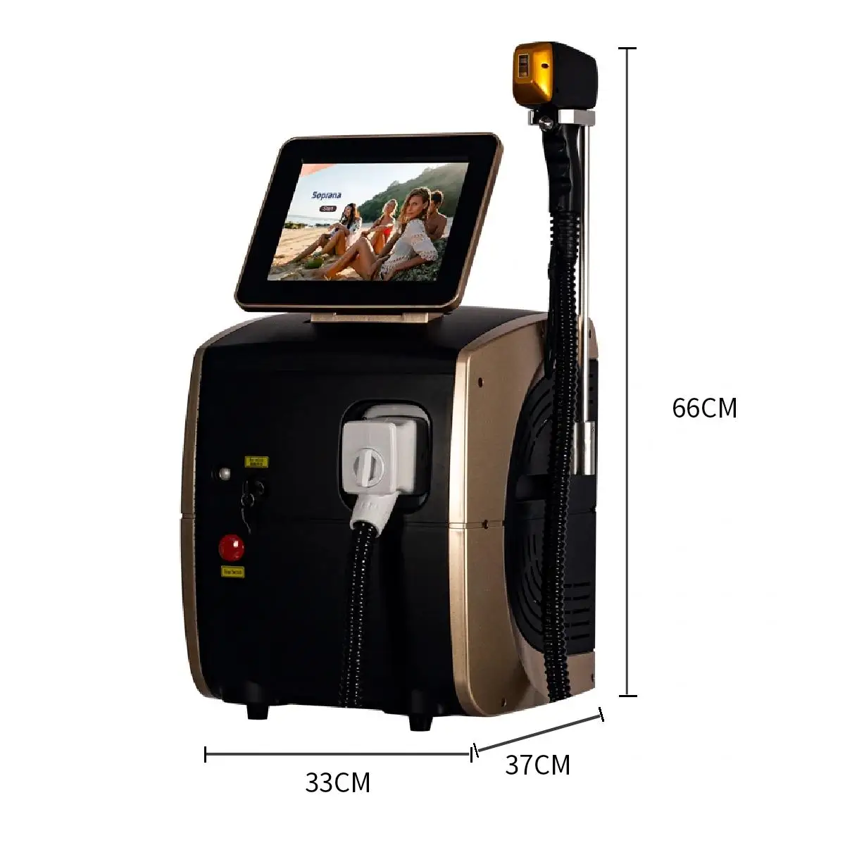 Super High Power755nm 808nm1064nm ไดโอดกําจัดขน ICE TITANIUM Platinum ไม่เจ็บปวดถาวร Alexandrite เครื่องกําจัดขน