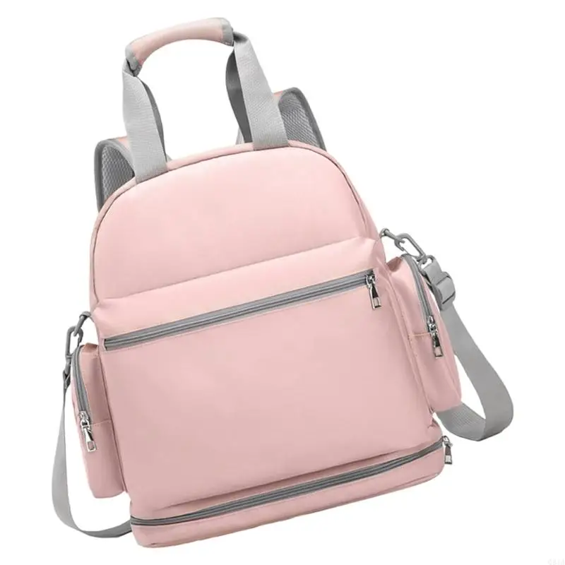 Q81A Fashionable & Practical Diaper Backpack Convenient & Large for Modern Mother