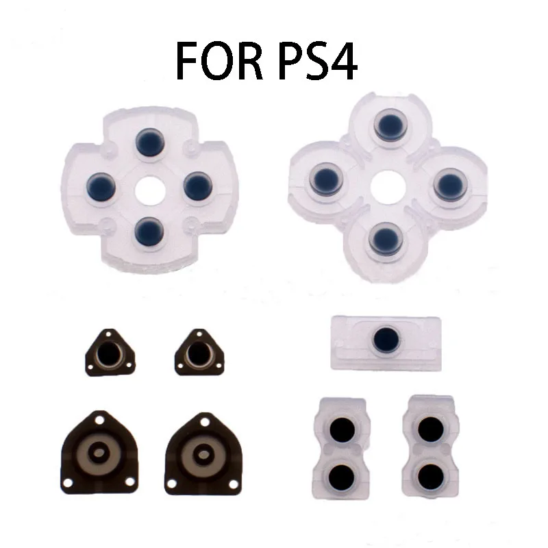 YuXi 1 مجموعة ل منصات مطاطية موصلة ل PS5 ل PS4 وحدة تحكم موصل سيليكون موصل لاصق زر ل PS3 PS2 #5