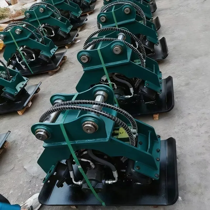 CustomizedHydraulic Plate Compactor Attachment Hydraulic Vibro Compactor Vibratory Plate Tool forSoil Work Trench and Slope Work