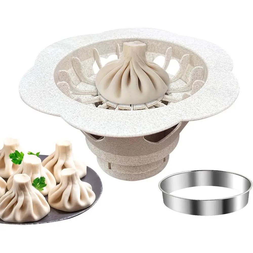 

6.6 Premium Material Dumpling Mold, Easy to Use and Clean, Perfect for Making Baozi, Pastry, and Steamed Buns at Home