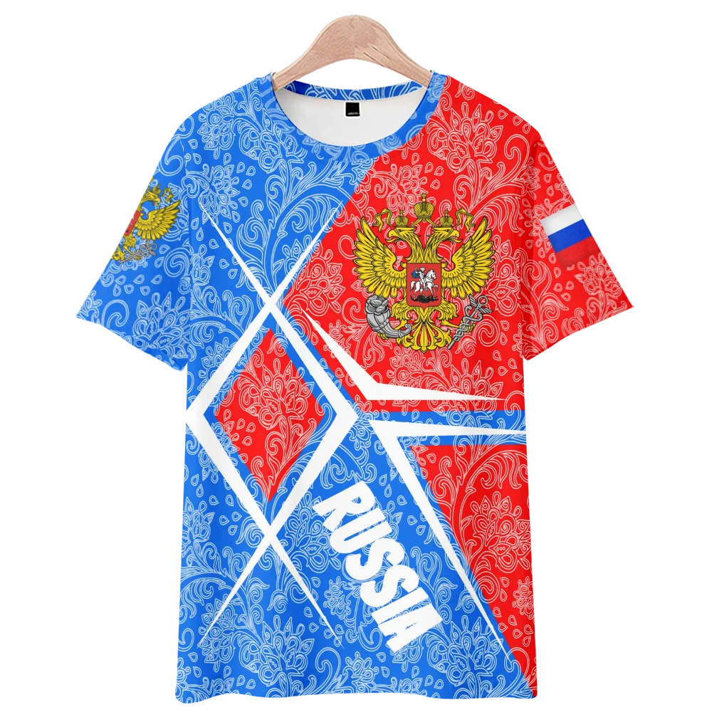 Bandeira russa T Shirt Homens Rússia T-shirt Urso de Fitness T Shirt 3d Anime Tshirts Sexy Camisas Masculinas Casuais Tops Mens Vestuário Verão