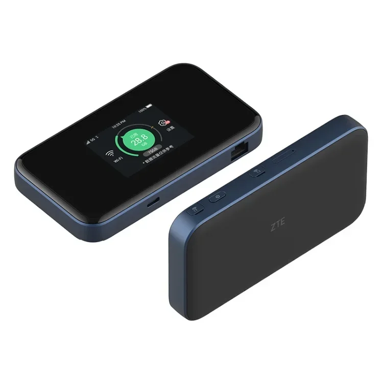 ZTE 5G موبايل هوت سبوت MU5001 لاسلكي خارجي واي فاي 6 راوتر 2.4 بوصة شاشة دعم VPN PP2P L2TP
