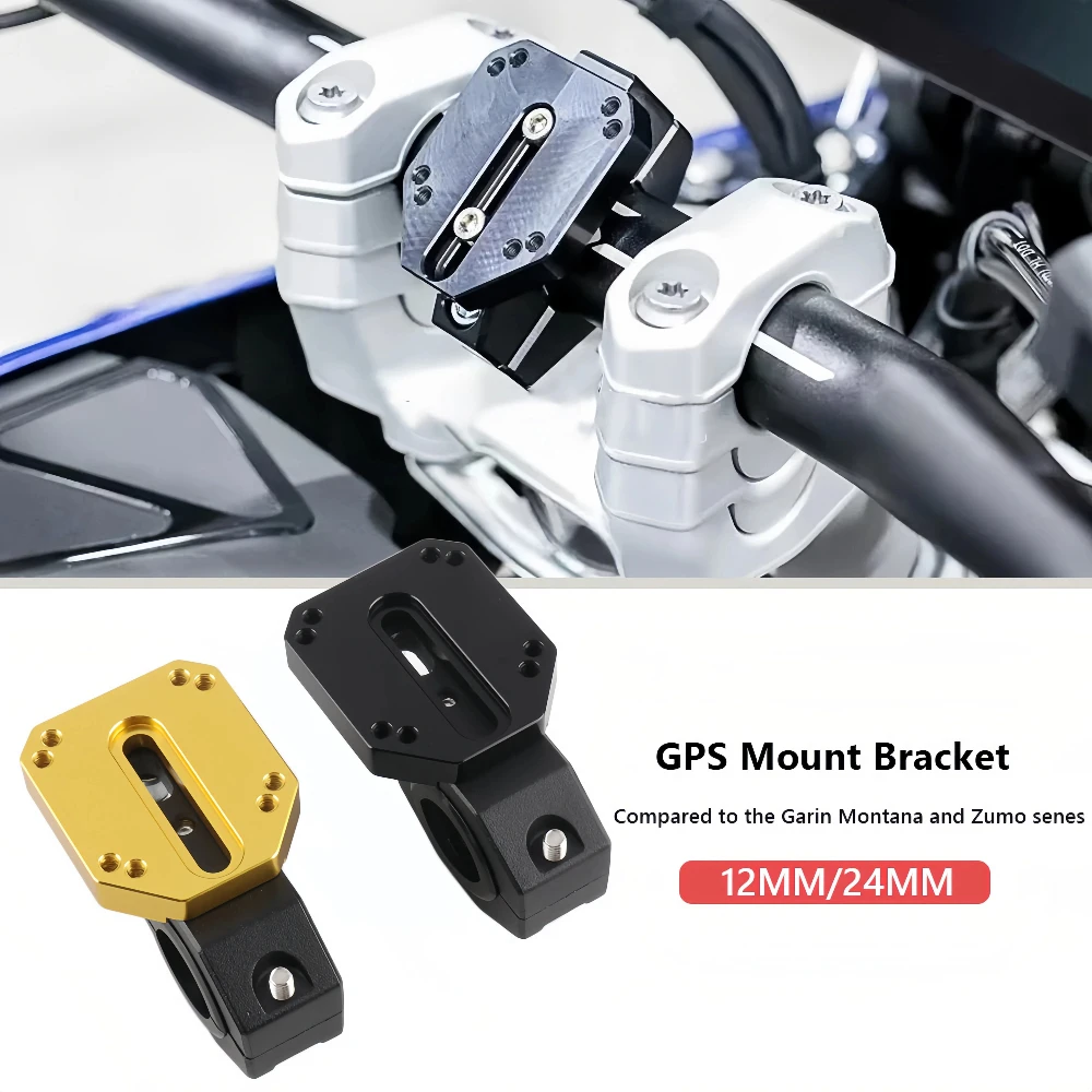 

New Motorcycle Universal GPS Holder Mount Navigation Bracket For BMW F800GS NX400 CB500X 450MT Versys650 XL750 Fit 12MM 22MM