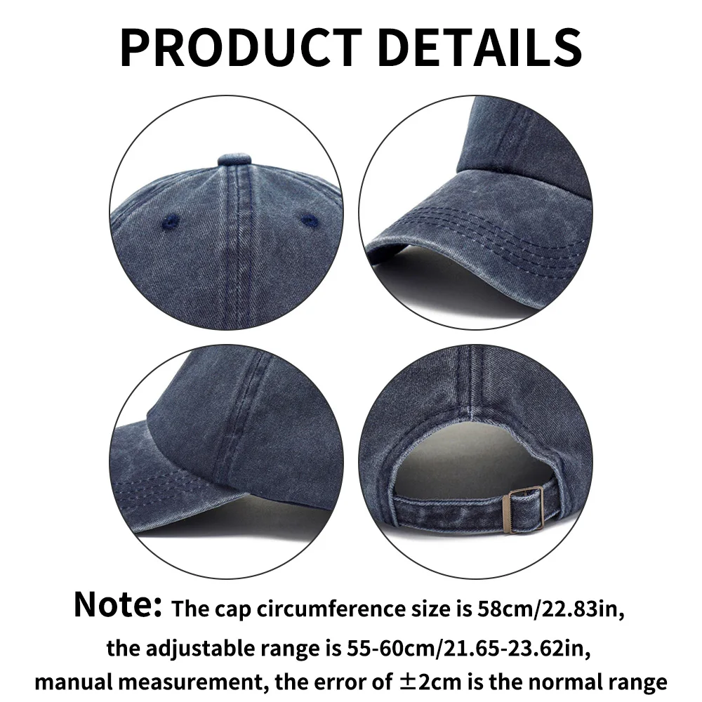 Letter classic printed craft cap, simple washed pure cotton casual cap, outdoor accessories.