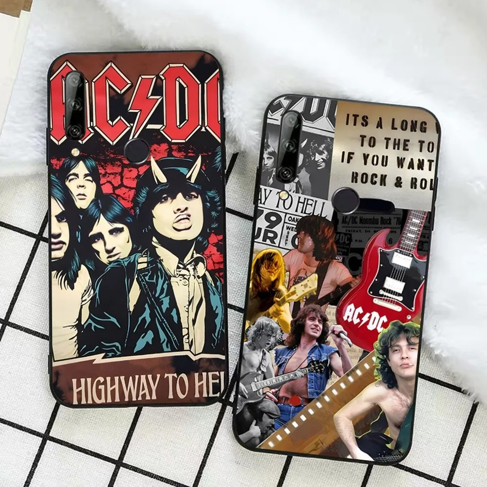 Music-Band-ACDC-AC-DC-Malcolm-Angus Phone Case For Huawei Honor 10 lite 9 20 7A pro 9X pro 30 pro 50 pro 60 pro 70 pro plus