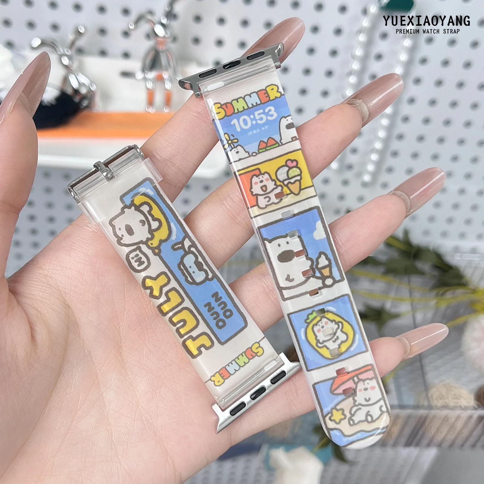 حزام مطبوع لرائد الفضاء لساعة أبل 11 10 9 8 سوار قابل للاستبدال لساعة iWatch 46 مللي متر 42 مللي متر 41 مللي متر 40 مللي متر