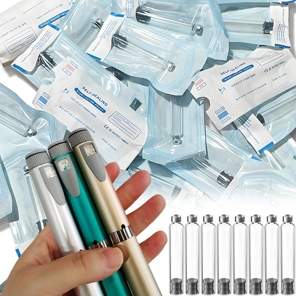 

Набор ручек для татуировки Magic Pen, картриджи, 3 мл, пустая кассетная бутылка, индивидуальная упаковка, стерильный набор для инсулиновой ручки Lilly