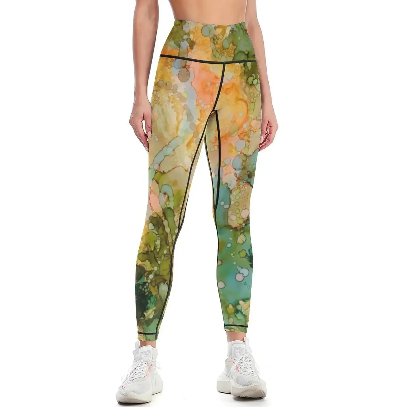 

Sea Glow I Leggings sports tennis for gym pants sport pants Fitness clothing Womens Leggings