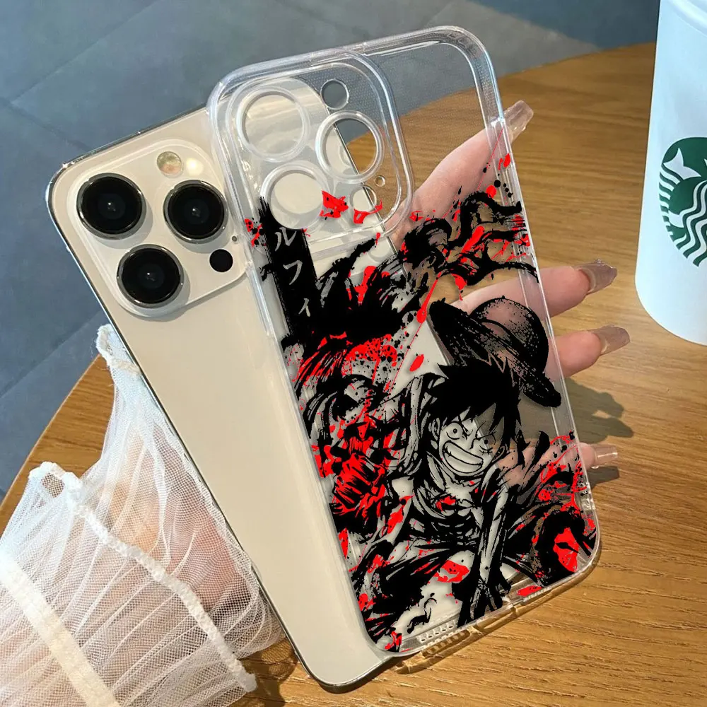 

Comics O-One Piece Luffy Zoro ACE Clear Phone Case For Redmi K40 K60 15C 14C 13C 13 12 12C 10 10C 9 9C 9T 8 7 A1 A2 A3 A5 Shell