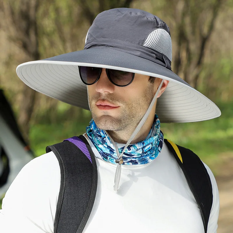 XXL Big Head 60-65cm Circumference Large Number Hat Man Summer Outdoor Sun Hat Outdoor Fisherman Fishing Cap Cap Mountaineering