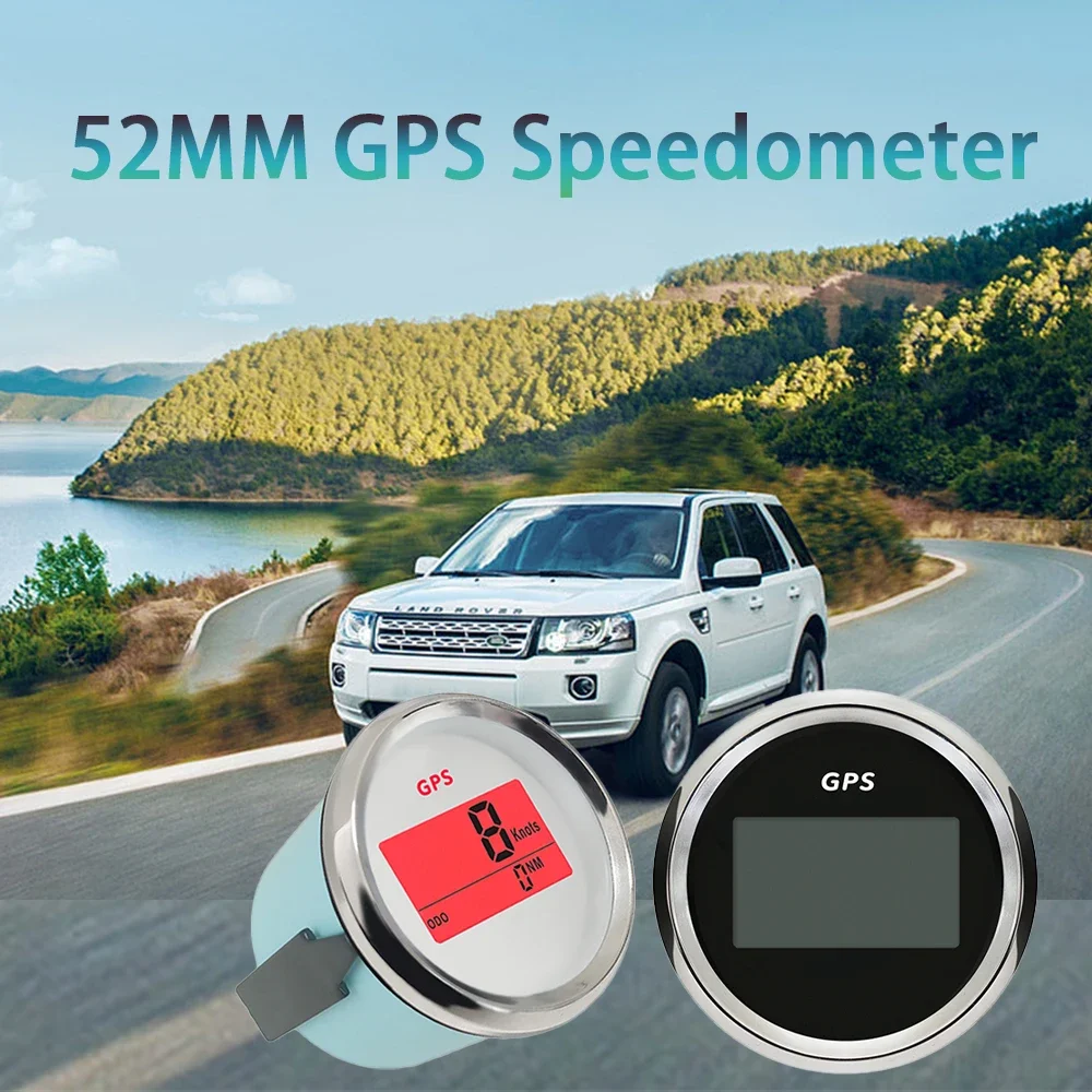 

ELING 52 мм 2-дюймовый универсальный цифровой GPS спидометр с красной подсветкой 12 В 24 В для автомобиля, мотоцикла, лодки, яхты