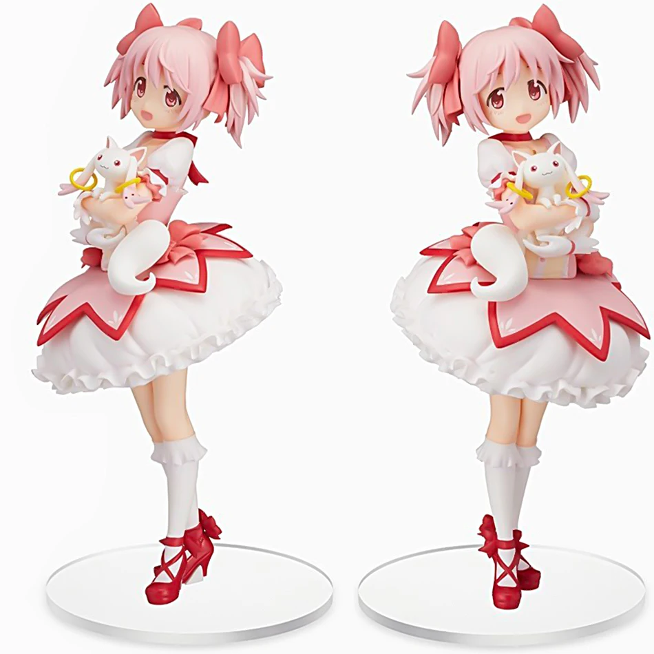 18 cm große Madoka Kaname Actionfigur, Puella Magi Madoka Magica Anime-Sammlerfigur, Schreibtischdekoration, Geschenk für Kinder und Fans – Detail 3