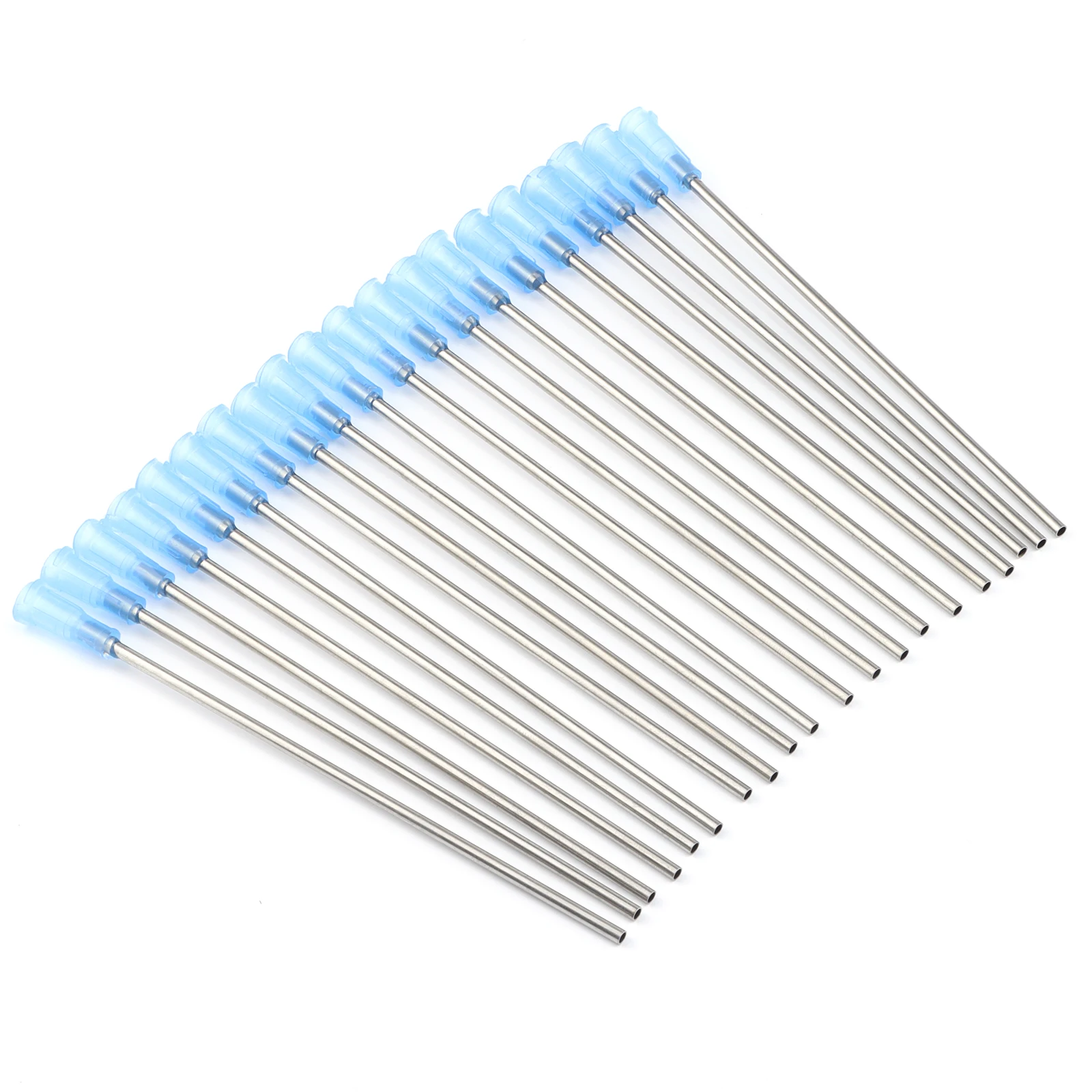 10/20pcs 100mm 13G Dispensing Needle Syringe Needle 4 Inch Industrial Blunt Needle Tip Luer Lock for Glue Dispensing
