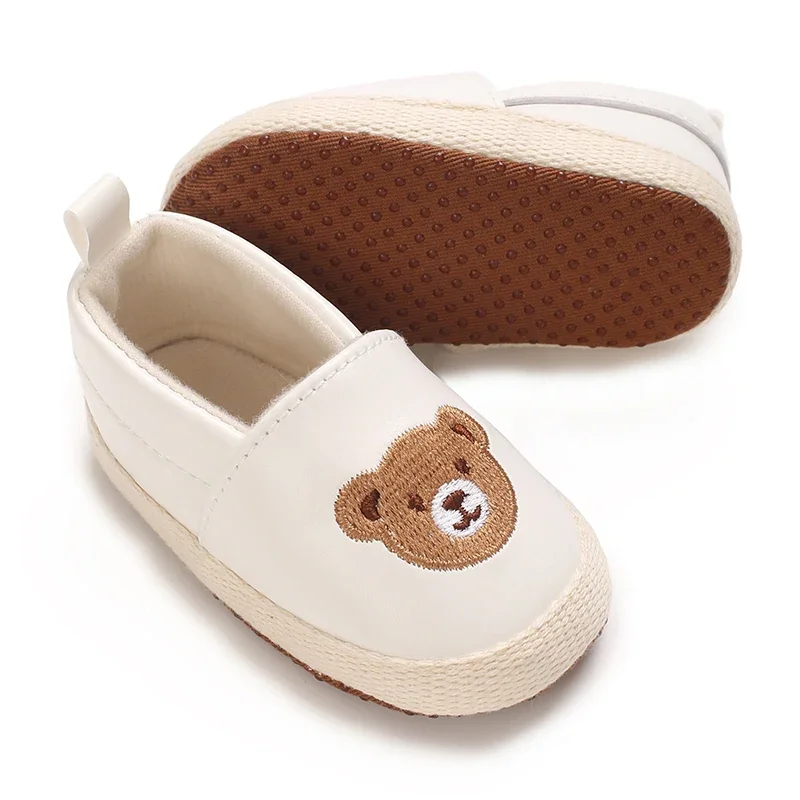 Frühling und Herbst Niedliche Bärenmuster Sportschuhe 0-12 Monate Baby Weiche Sohle Rutschfeste Sneaker – Detail 27