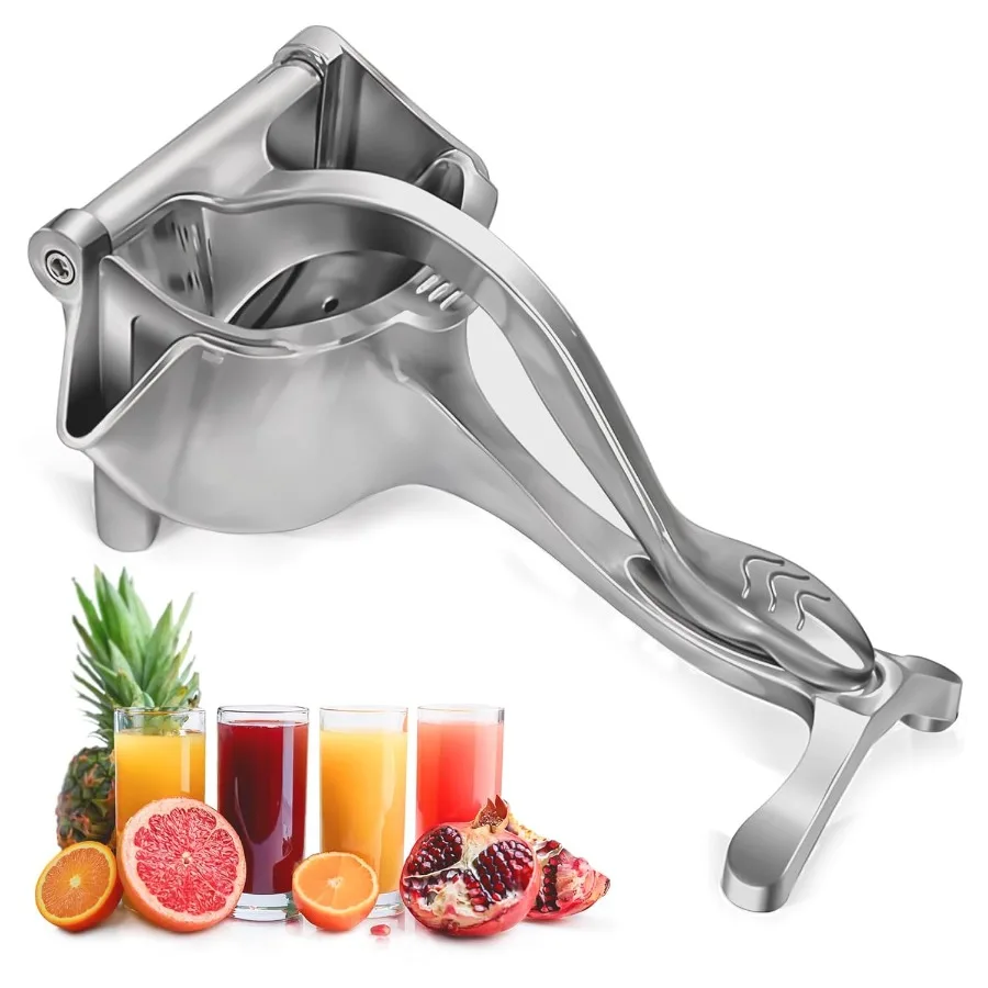 

Aluminum Alloy Fresh Fruit Juice Extractor Handheld Ergonomic Grip for Efficient Citrus and Other Fruits Juicing 9.8Inch Length