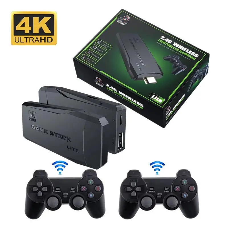 New Ewwke M8 Video Game Consoles Built-in 10000 Games Retro Game Console With Wireless Controller Video Games Stickers