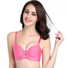 Women Seamless Wireless Push Up Bra #5