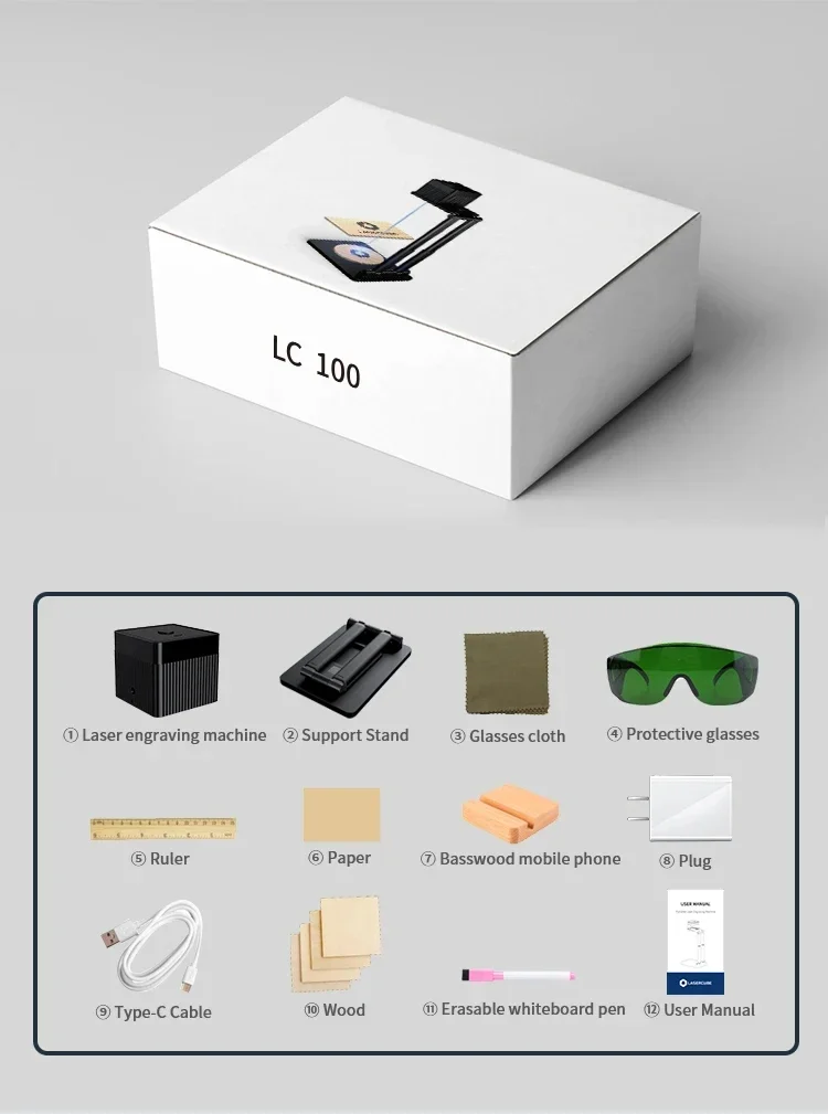 

Wholesale Price Laser Engraver Machine Mini Desktop Laser Engraving Portable Etcher Laser Cutter Printer With Safety Glasses For